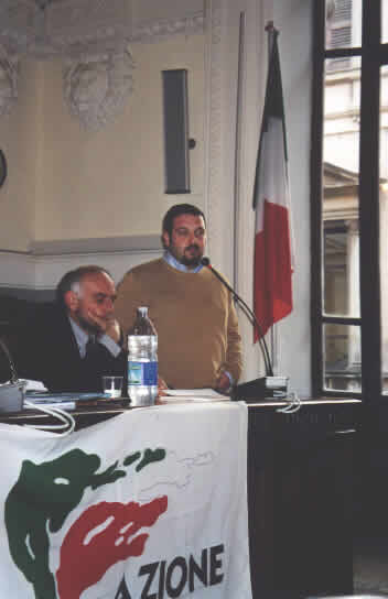 Intervento di Lorenzo Sospiri, Coordinatore Regionale di Azione Giovani