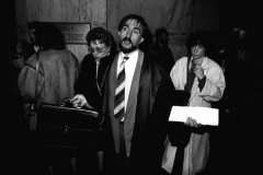 16 MARZO 1987 - L'AVV. I. LA RUSSA CON LA SIG. ANITA, MAMMA DI SERGIO