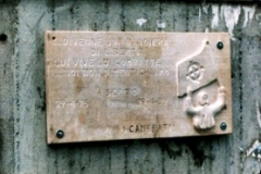 1ª Targa commemorativa