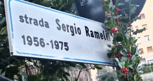25 dicembre 2018 Sempre con noi: Sanremo (IM) – Strada Sergio Ramelli