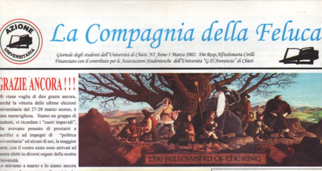 Dagli archivi Lorien: La Compagnia della Feluca n. 1 Marzo 2002