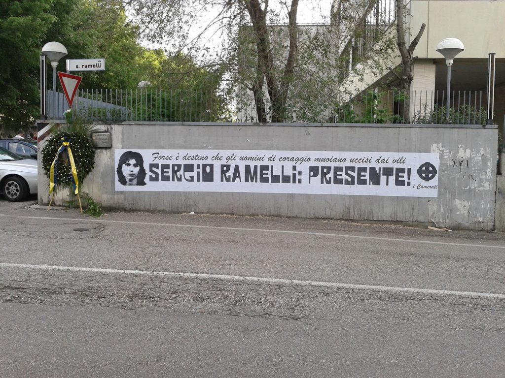 Verona 29 Aprile commemorazione Sergio Ramelli