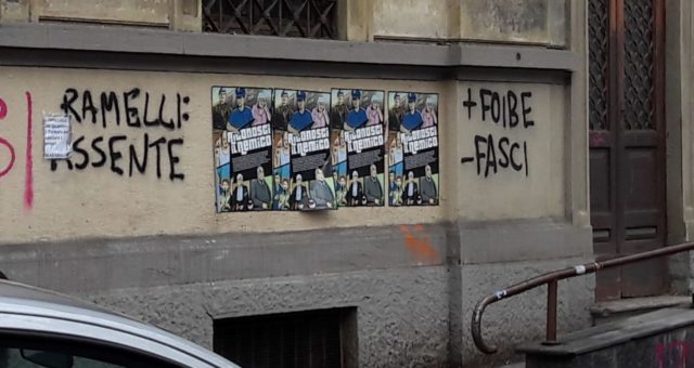 Milano: tolte le scritte contro Ramelli