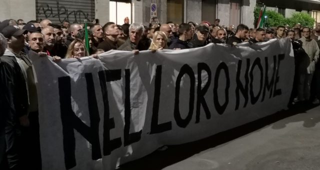 29 aprile 2019 Milano: manifestazione e presente