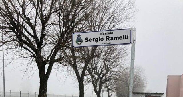 32ª intitolazione toponomastica a Sergio Ramelli