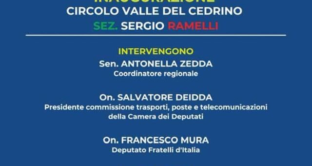 NUOVO CIRCOLO “SERGIO RAMELLI”