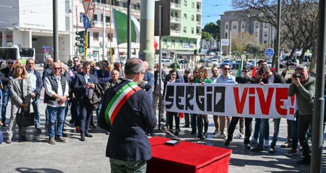 Inaugurazione piazzetta Sergio Ramelli a Cagliari